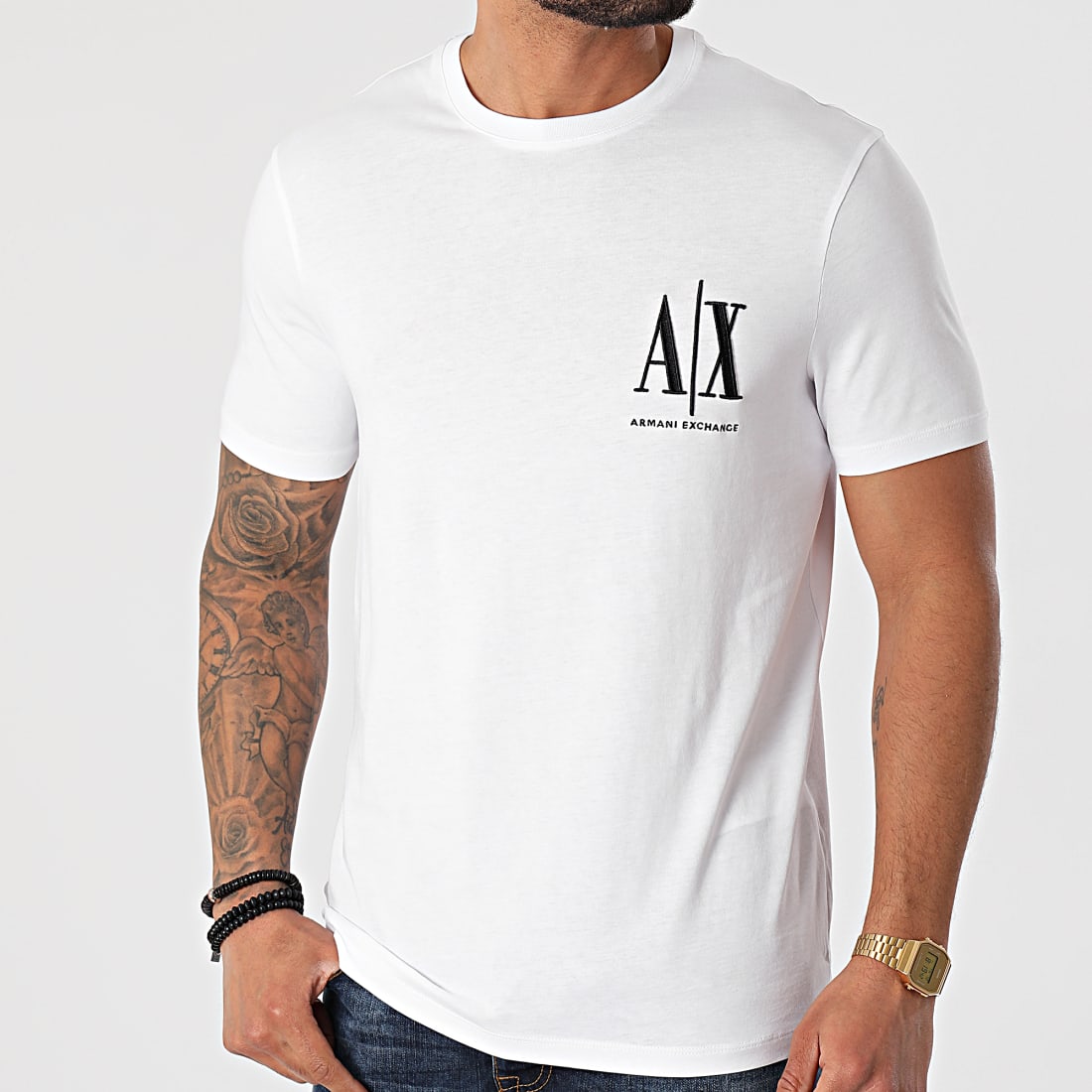 Armani Exchange Tee Shirt 8NZTPHZJH4Z Blanc