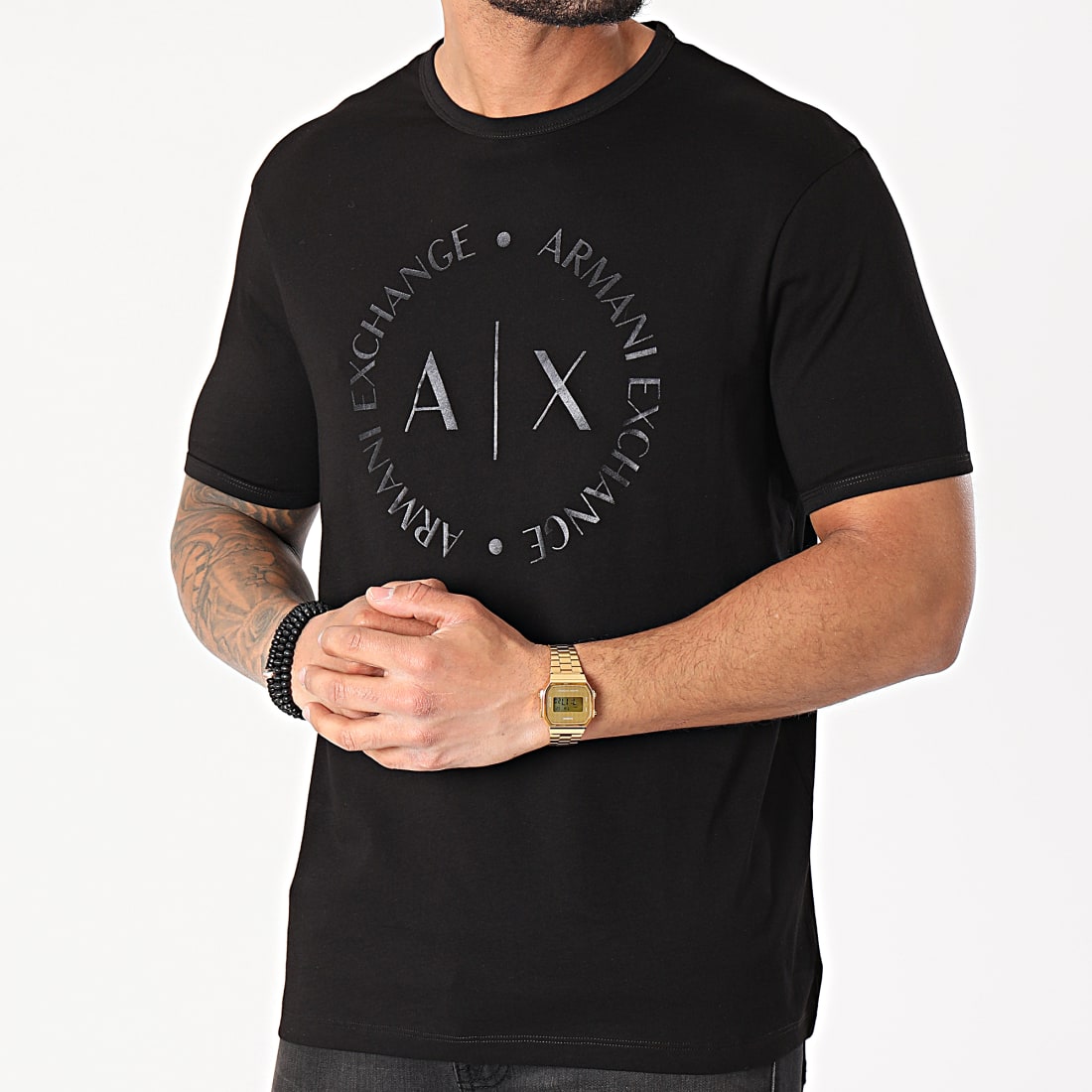 Armani Exchange Tee Shirt 8NZTCCZ8H4Z Noir