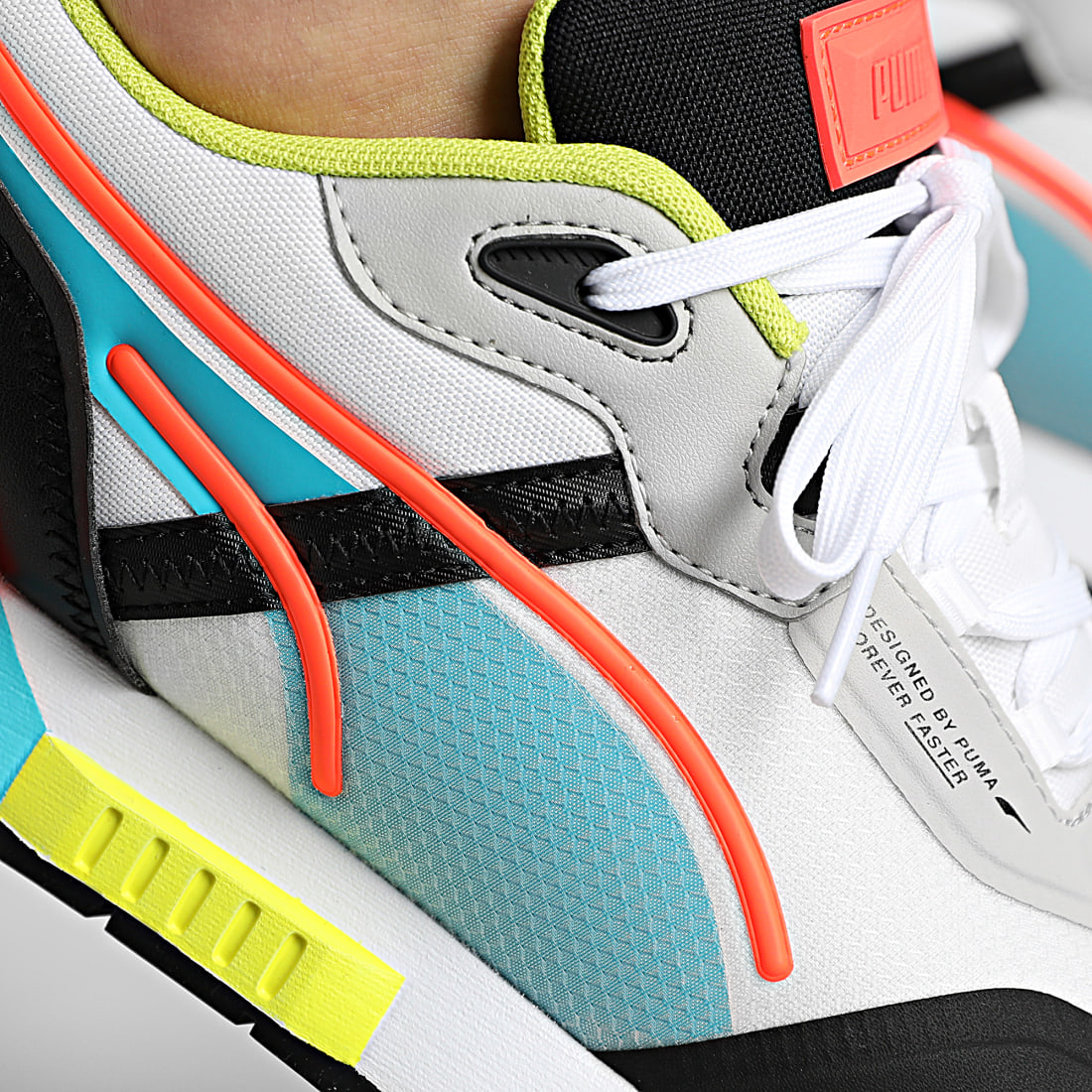 Baskets mirage tech 381118 puma white puma black clearance