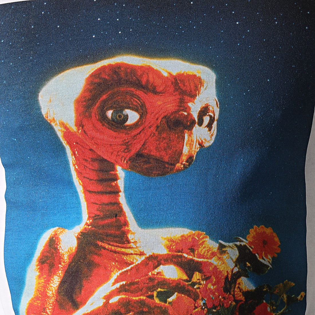 E.T. L'Extraterrestre - Tee Shirt Portrait Blanc - LaBoutiqueOfficielle.com