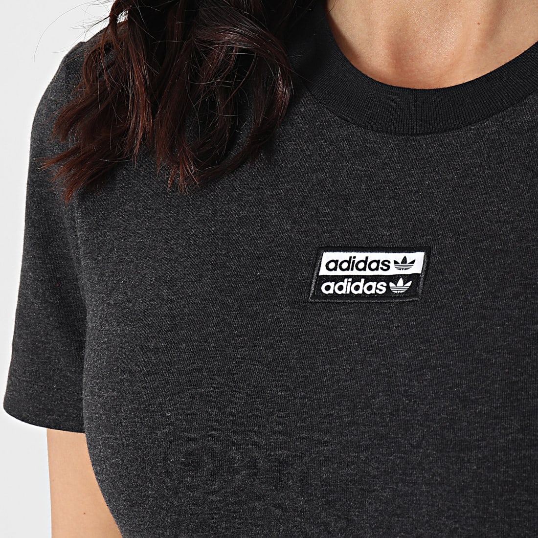 adidas Originals R.Y.V. CROP TOP GN4324 Μαύρο - Outletcenter.gr