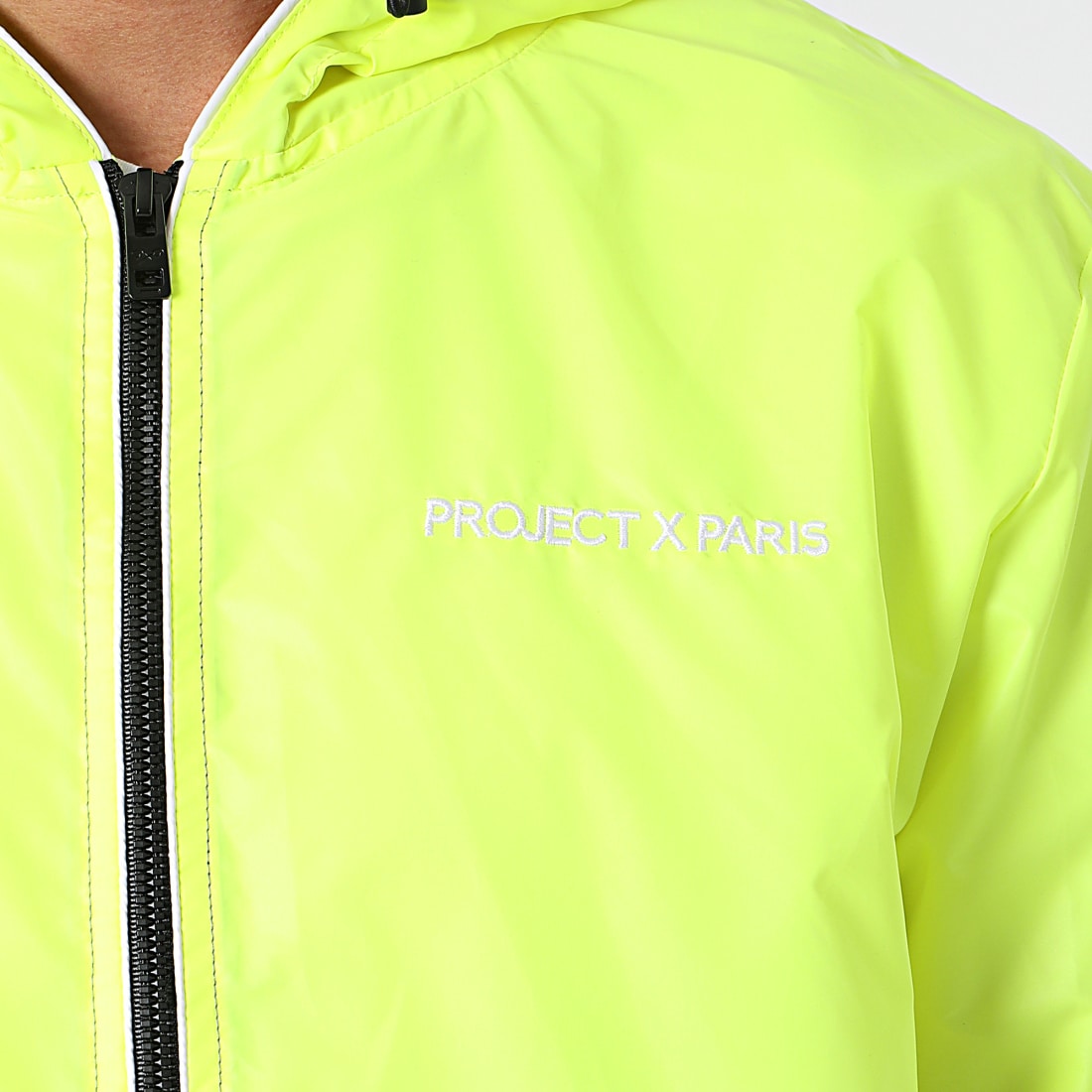 Project X Paris À CAPUCHE RÉFLÉCHISSANTE - Training jacket - jaune