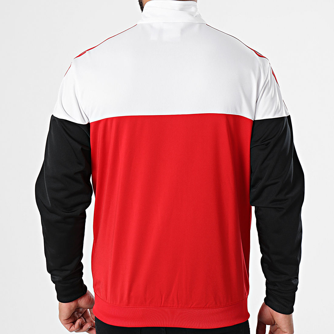 Adidas Originals - Veste De Sport A Bandes Split Firebird GN3852 Rouge Blanc Noir 