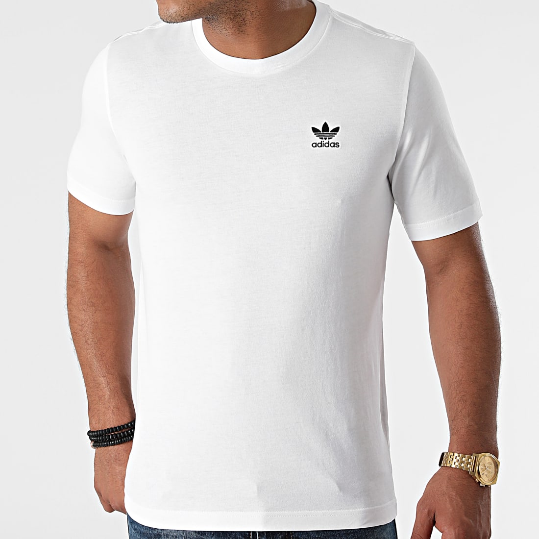 Adidas Originals - Tee Shirt Essential GN3415 Blanc -  LaBoutiqueOfficielle.com
