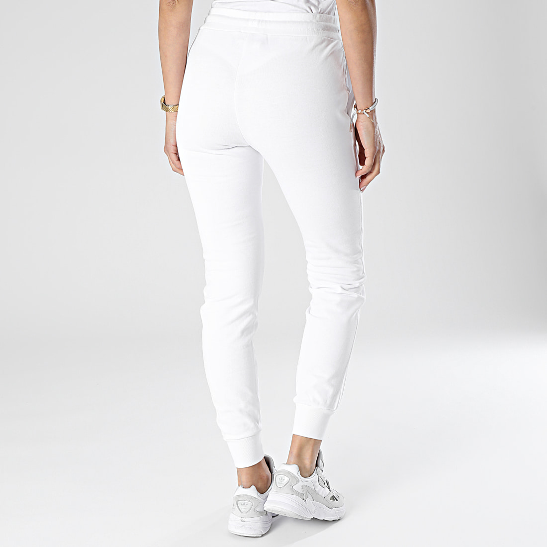 Pantalon jogging blanc femme - DistriCenter