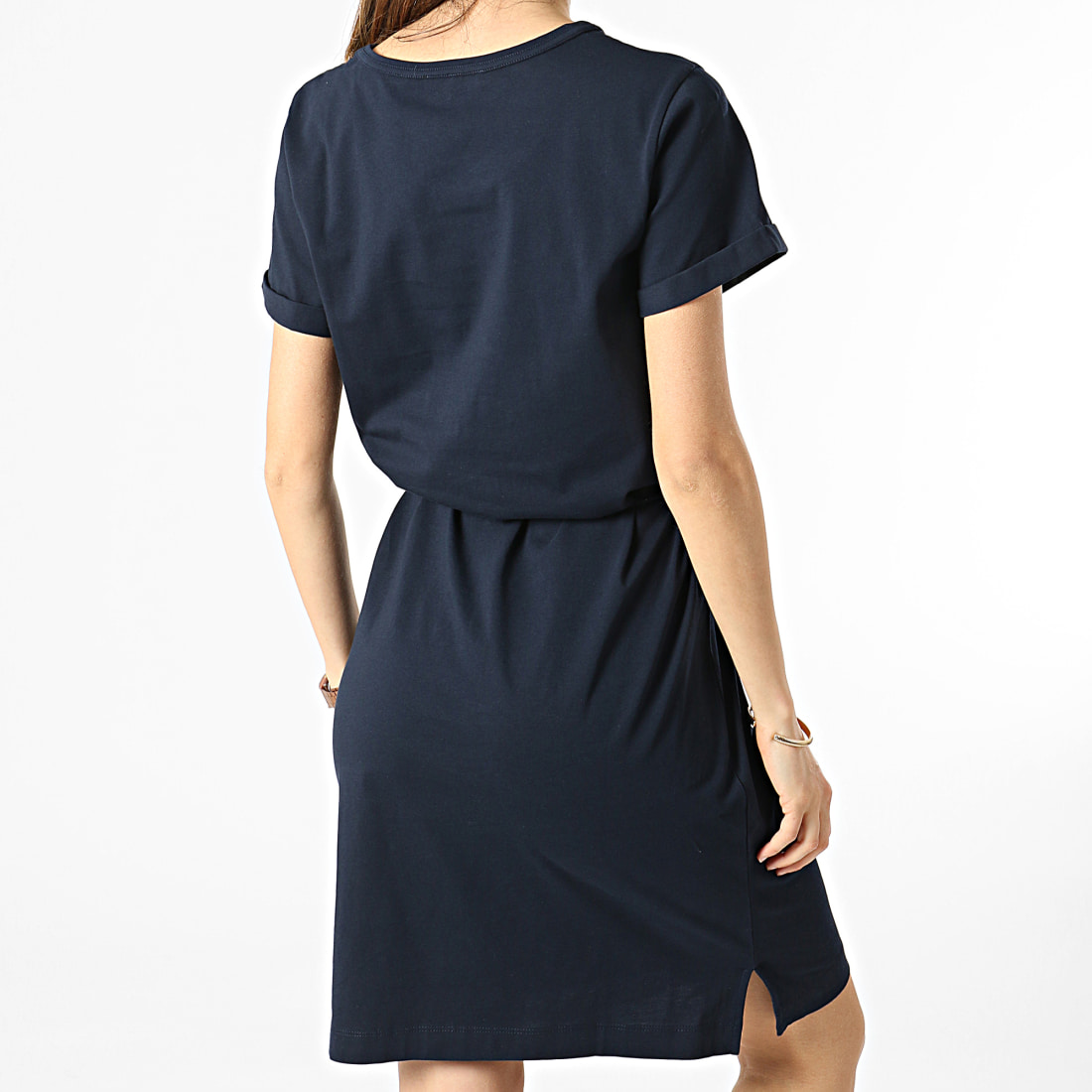 Tommy Hilfiger Robe Tee Shirt Femme Cool Shift 7812 Bleu Marine