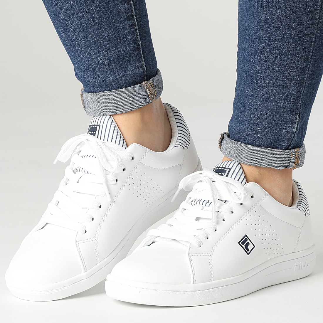 Fila Baskets Femme Crosscourt 2 NT 1010900 White White Navy