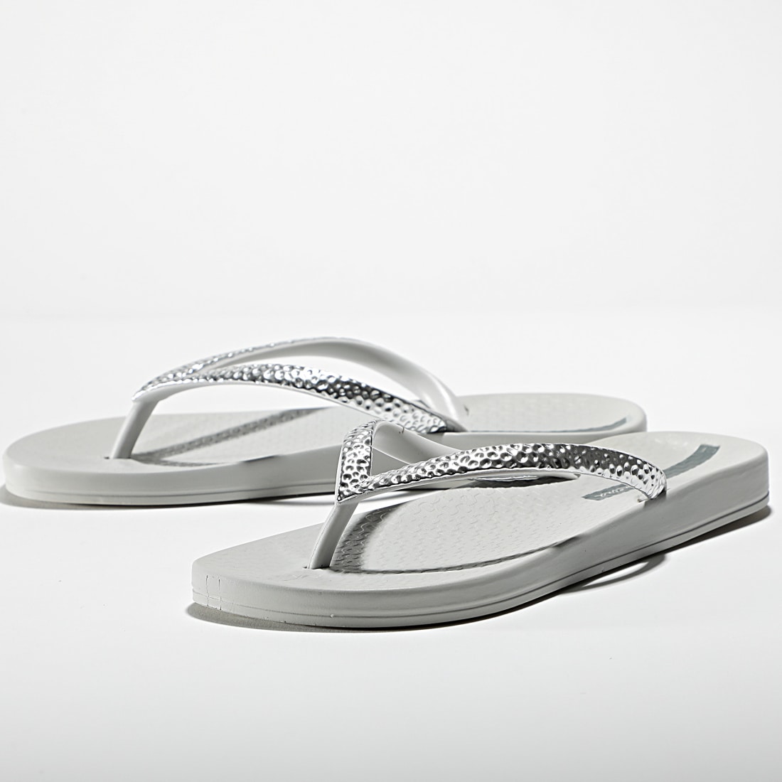 Ipanema Tongs Femme Mesh V 82874 Gris Argenté