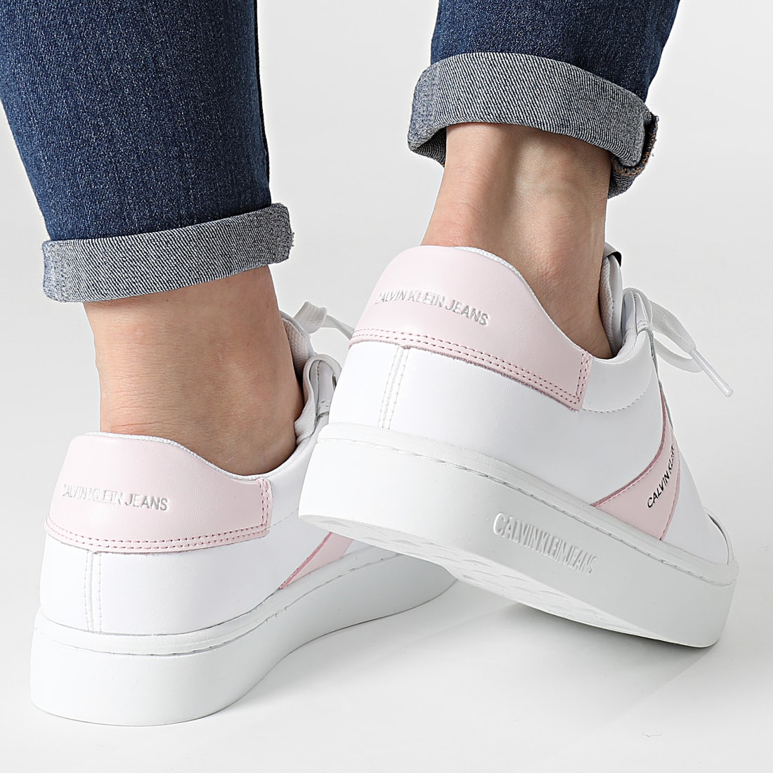 calvin klein chunky cupsole lace up