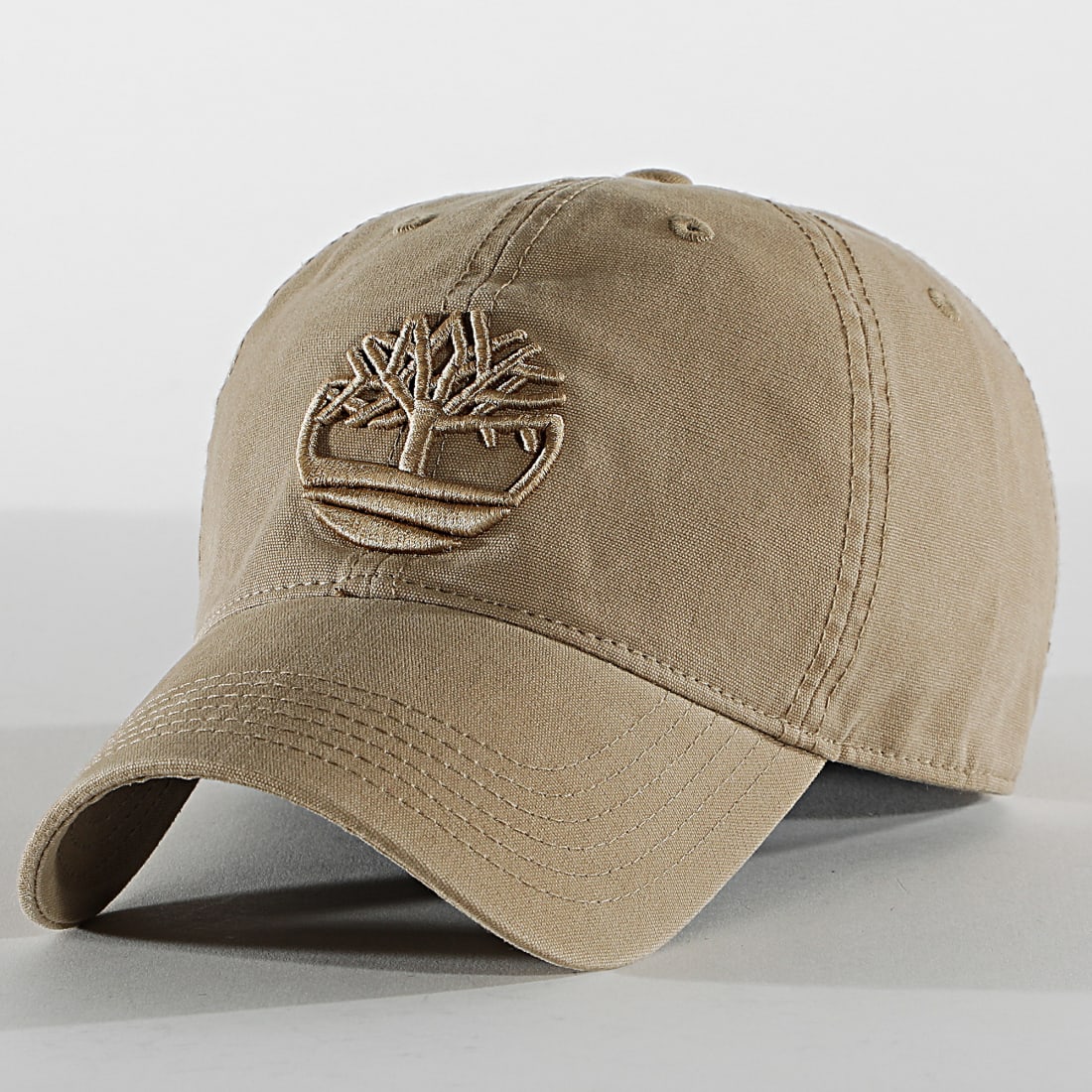 Timberland Cotton Canvas Cap Embroidered Tree Logo - A1E9M