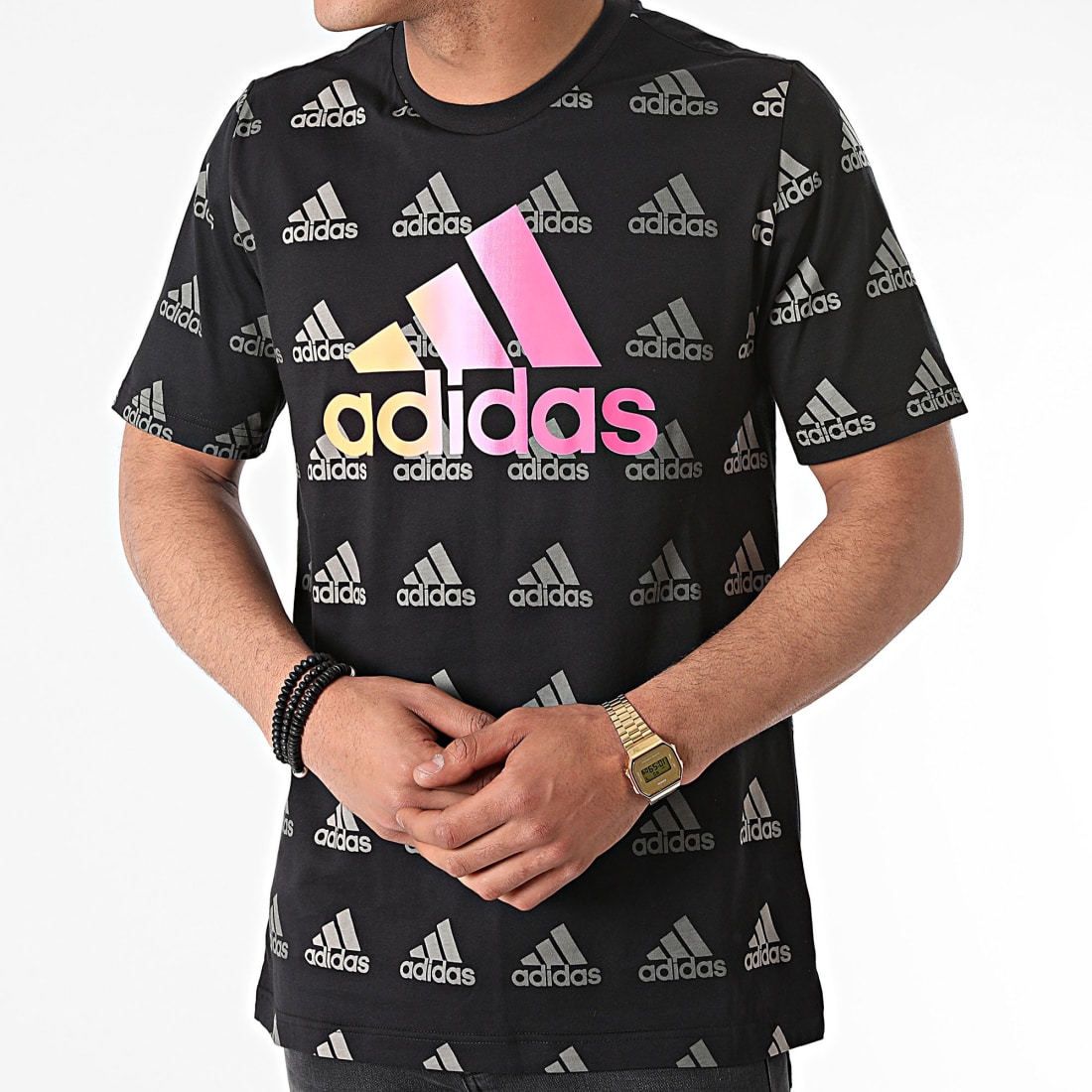 Adidas Performance - Tee Shirt Favs GK9588 Noir - LaBoutiqueOfficielle.com
