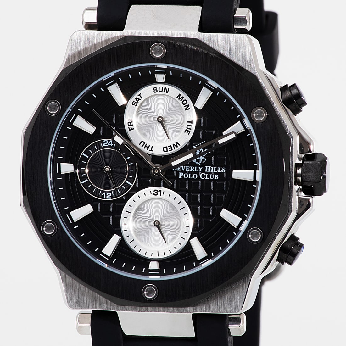 Beverly Hills Polo Club Montre BP3152X Noir Acier