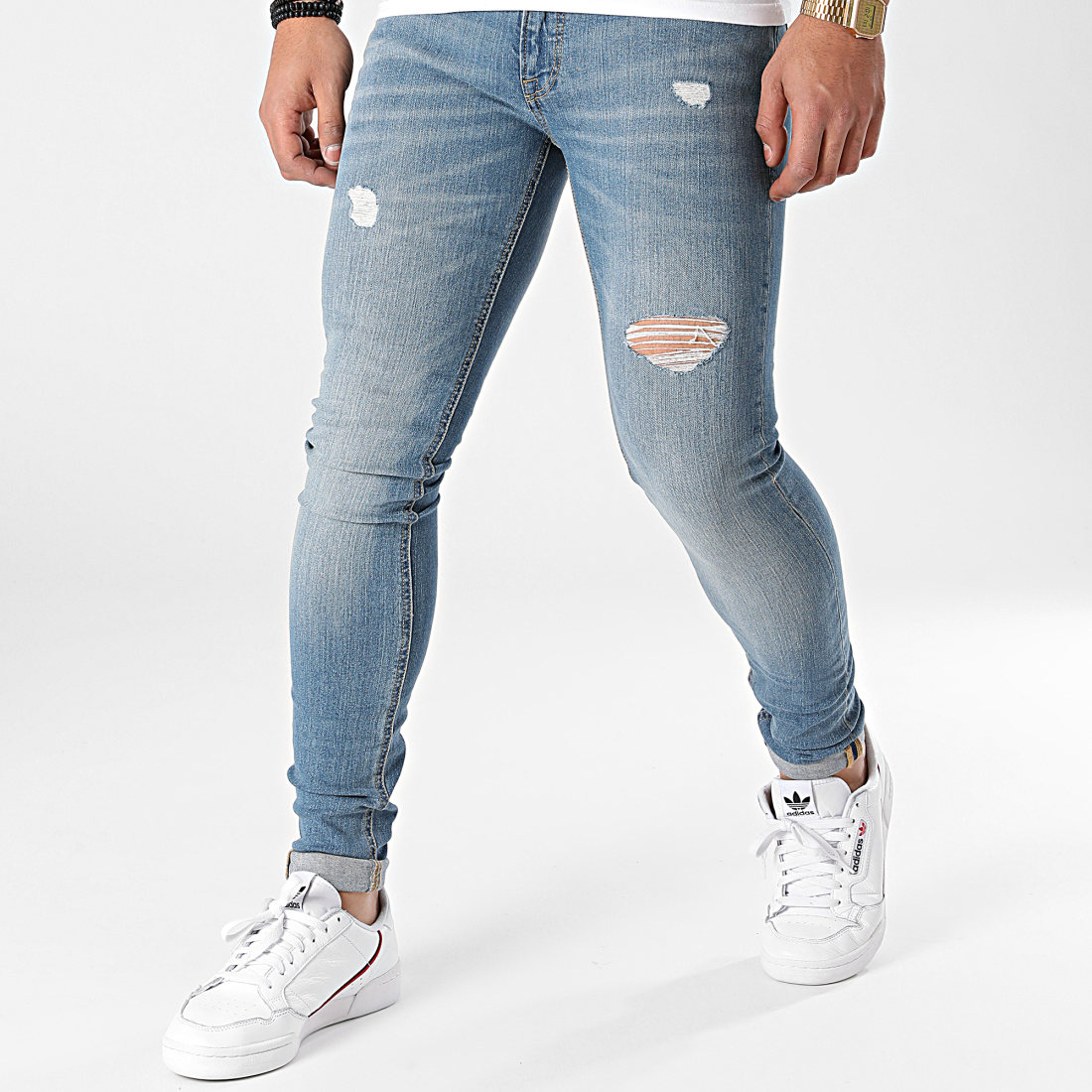 Jack And Jones Jean Skinny Tom Original Bleu Denim