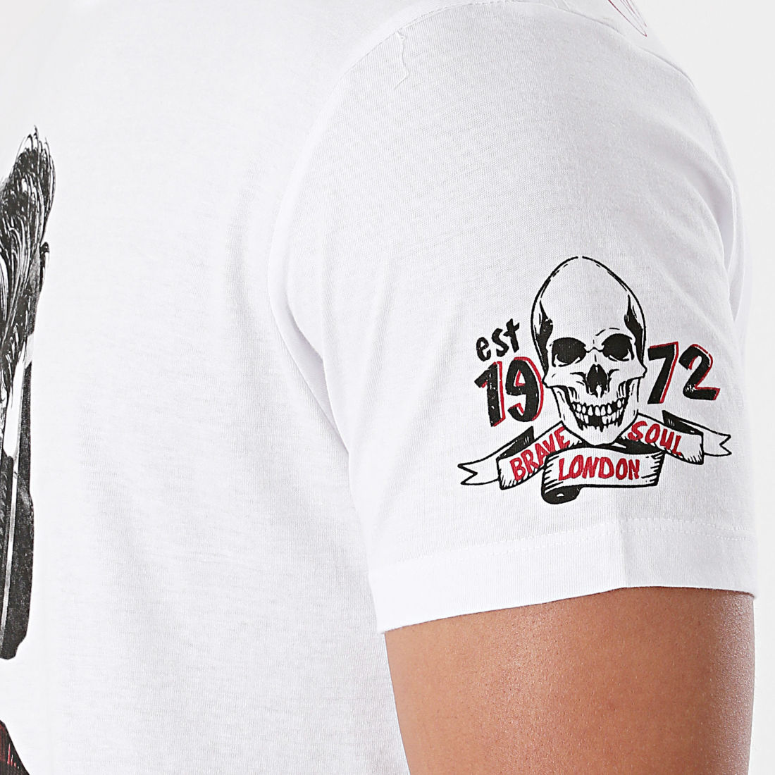 Brave Soul Tee Shirt Apogee Blanc