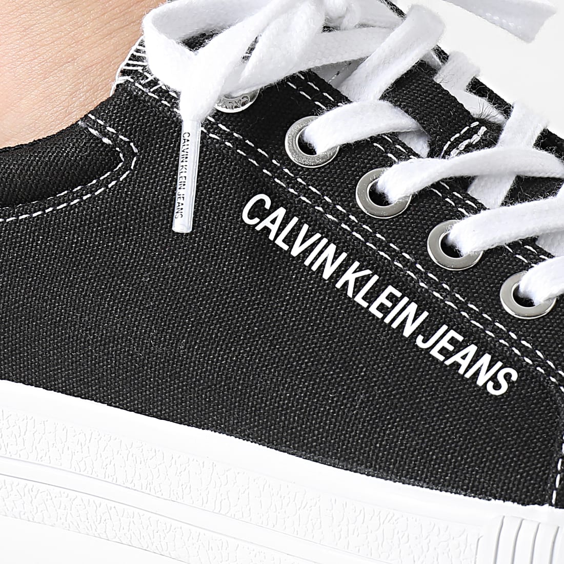 calvin klein vulcanized lace up