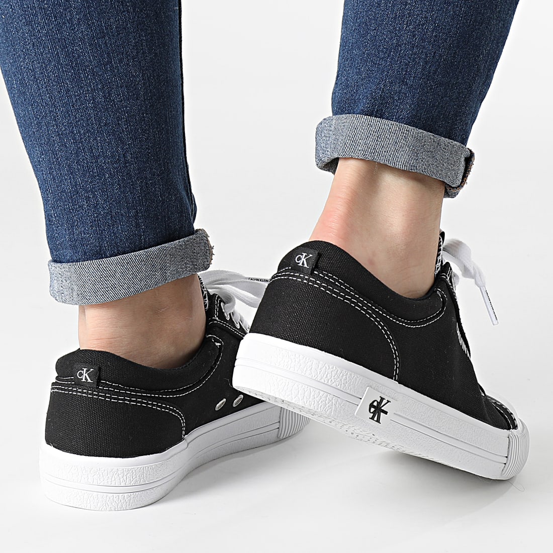 calvin klein vulcanized lace up