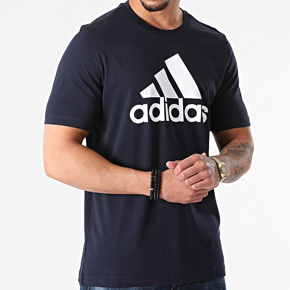 Adidas Performance - Tee Shirt GK9122 Bleu Marine - LaBoutiqueOfficielle.com