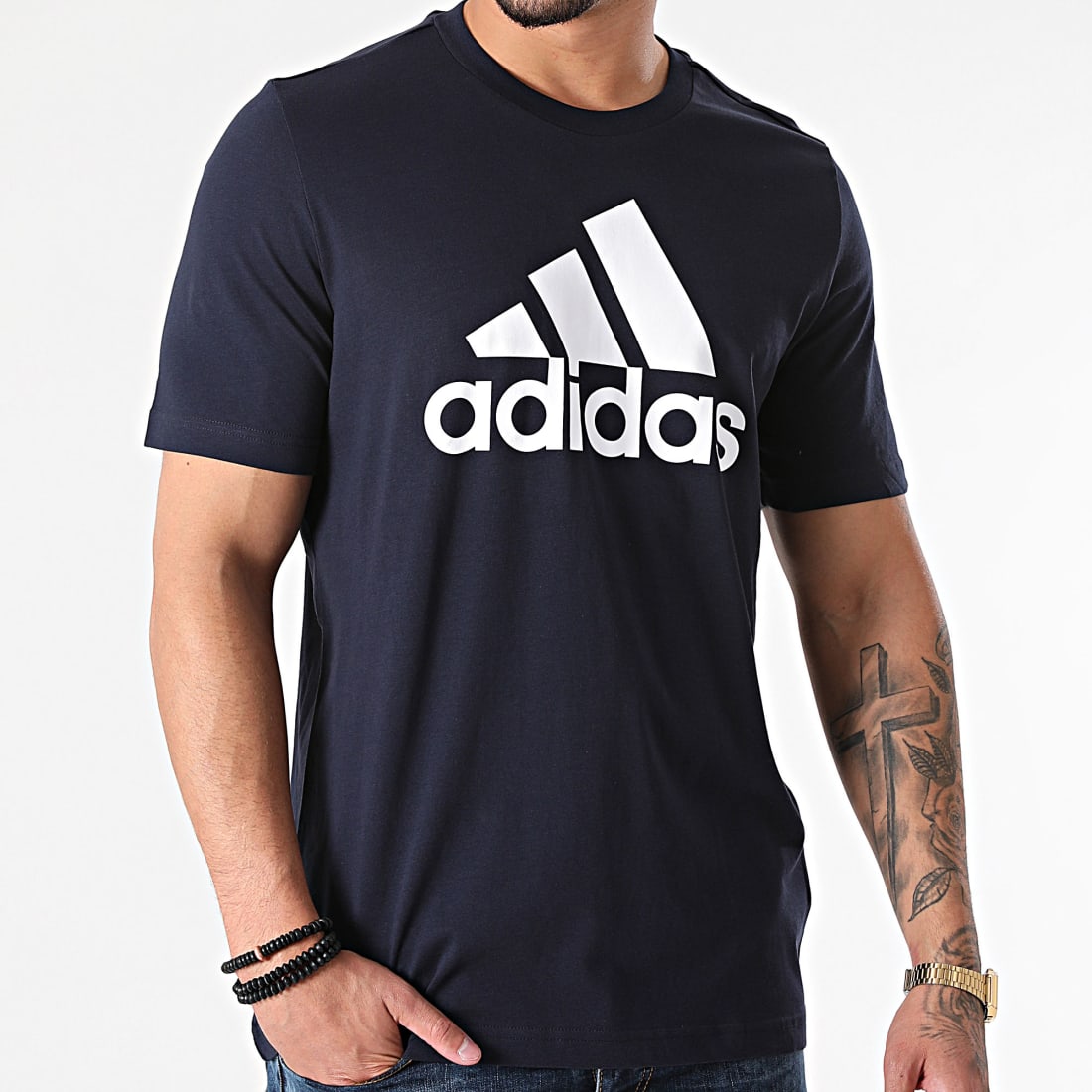 Adidas Sportswear Tee Shirt GK9122 Bleu Marine