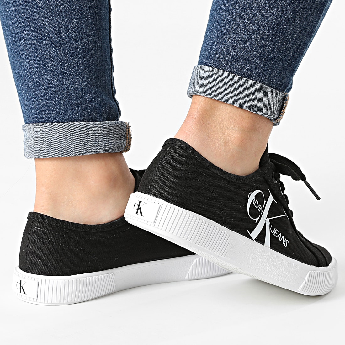 calvin klein vulcanized lace up
