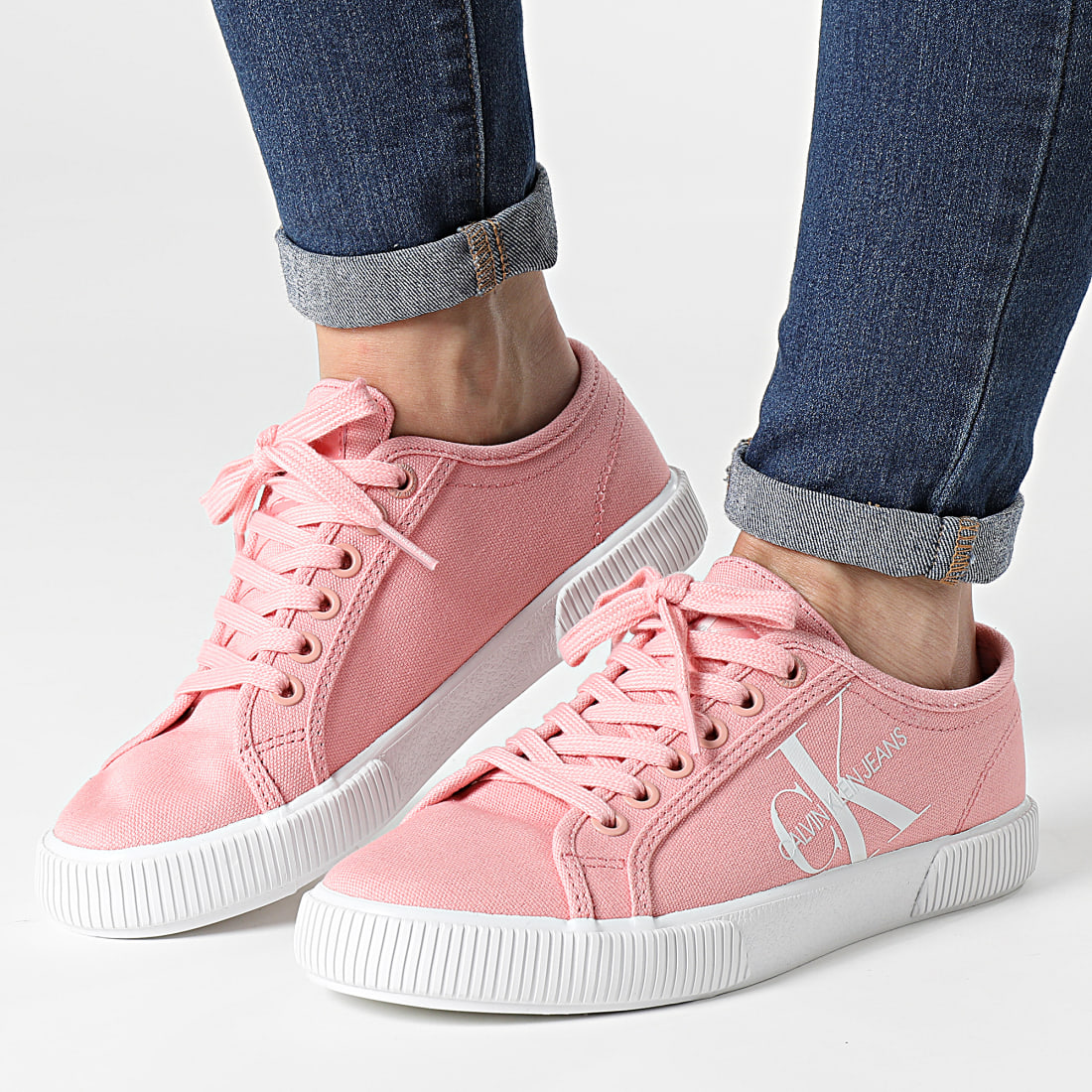 calvin klein vulcanized lace up