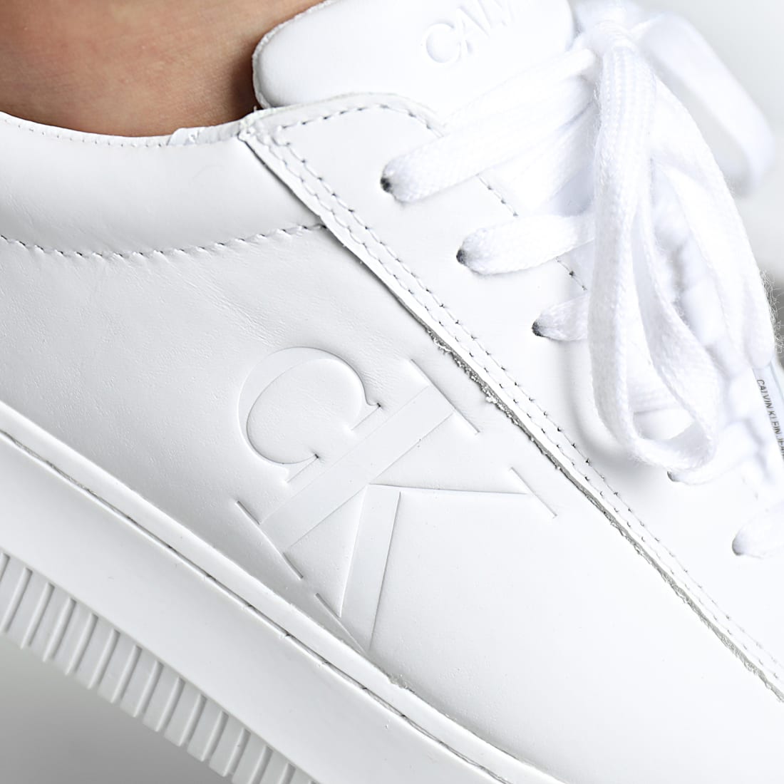 calvin klein chunky sole lace up sneaker