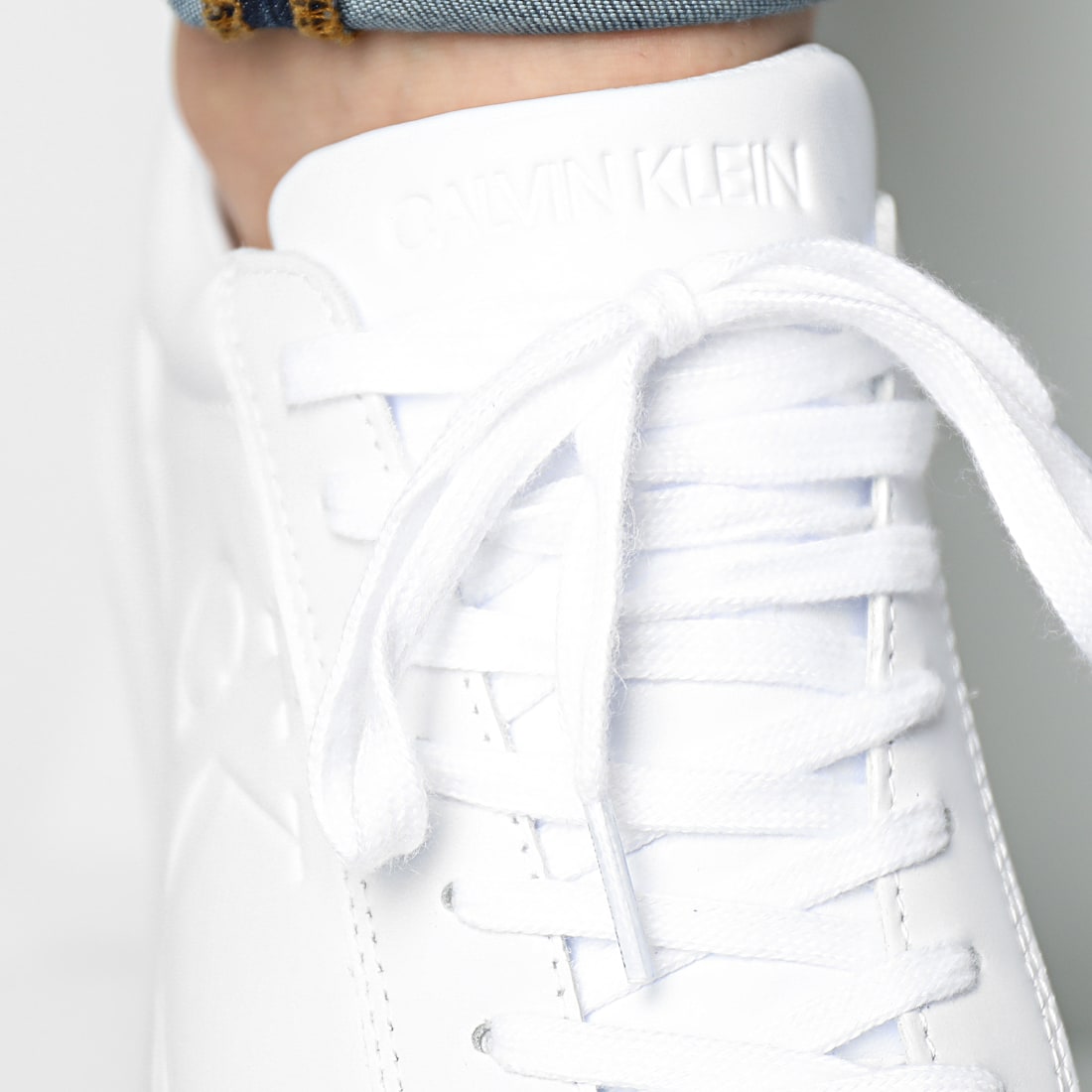 calvin klein chunky sole lace up sneaker