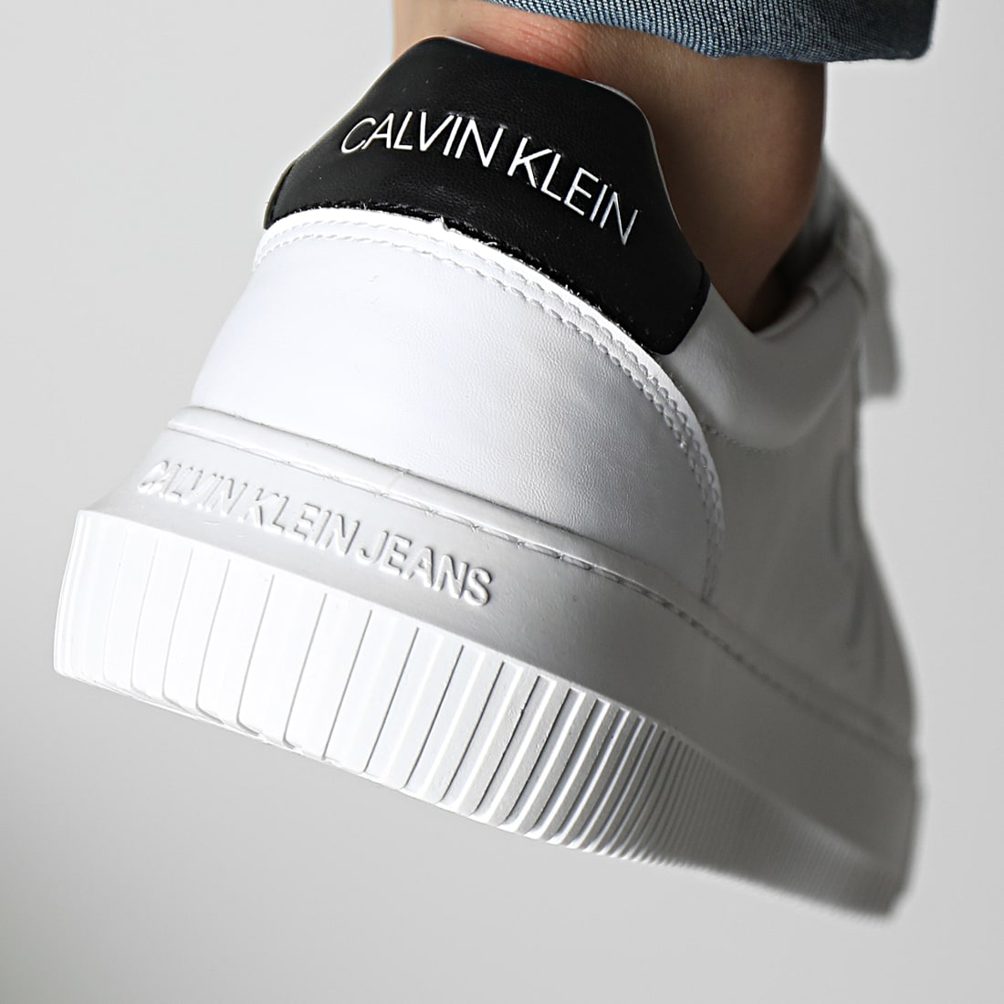 calvin klein chunky sole lace up sneaker