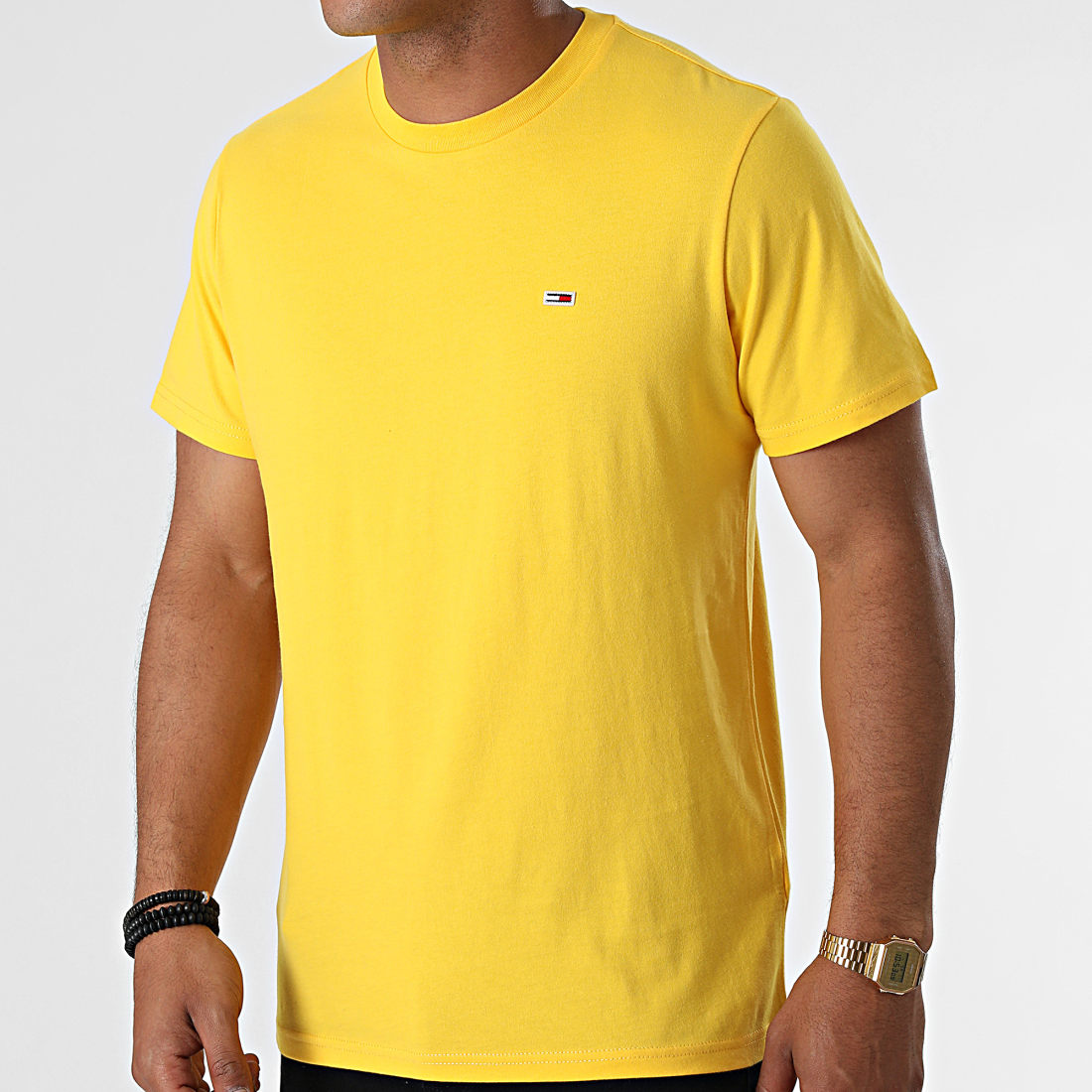 tee shirt tommy hilfiger jaune