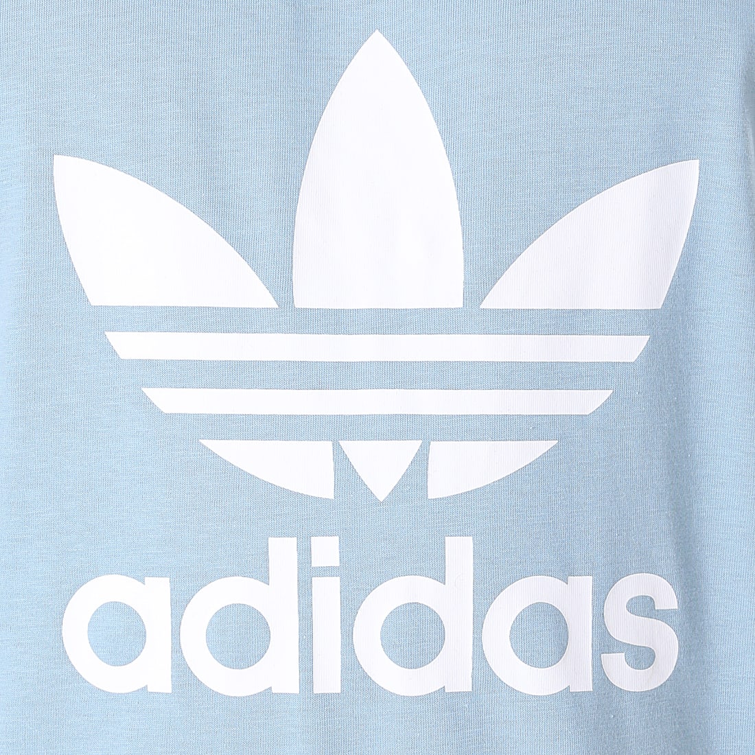 Adidas Originals - DÃ©bardeur Trefoil H06635 Bleu Clair - LaBoutiqueOfficielle.com