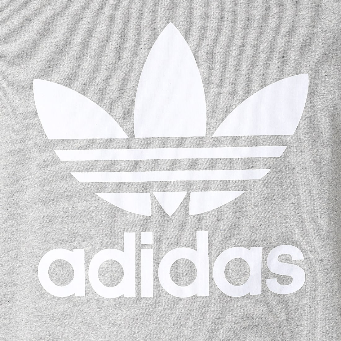 Adidas Originals - Tee Shirt Trefoil H06643 Gris ChinÃ© - LaBoutiqueOfficielle.com