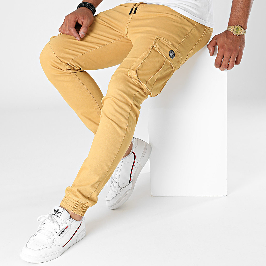 Zelys Paris Jogger Pant Chap Jaune Moutarde