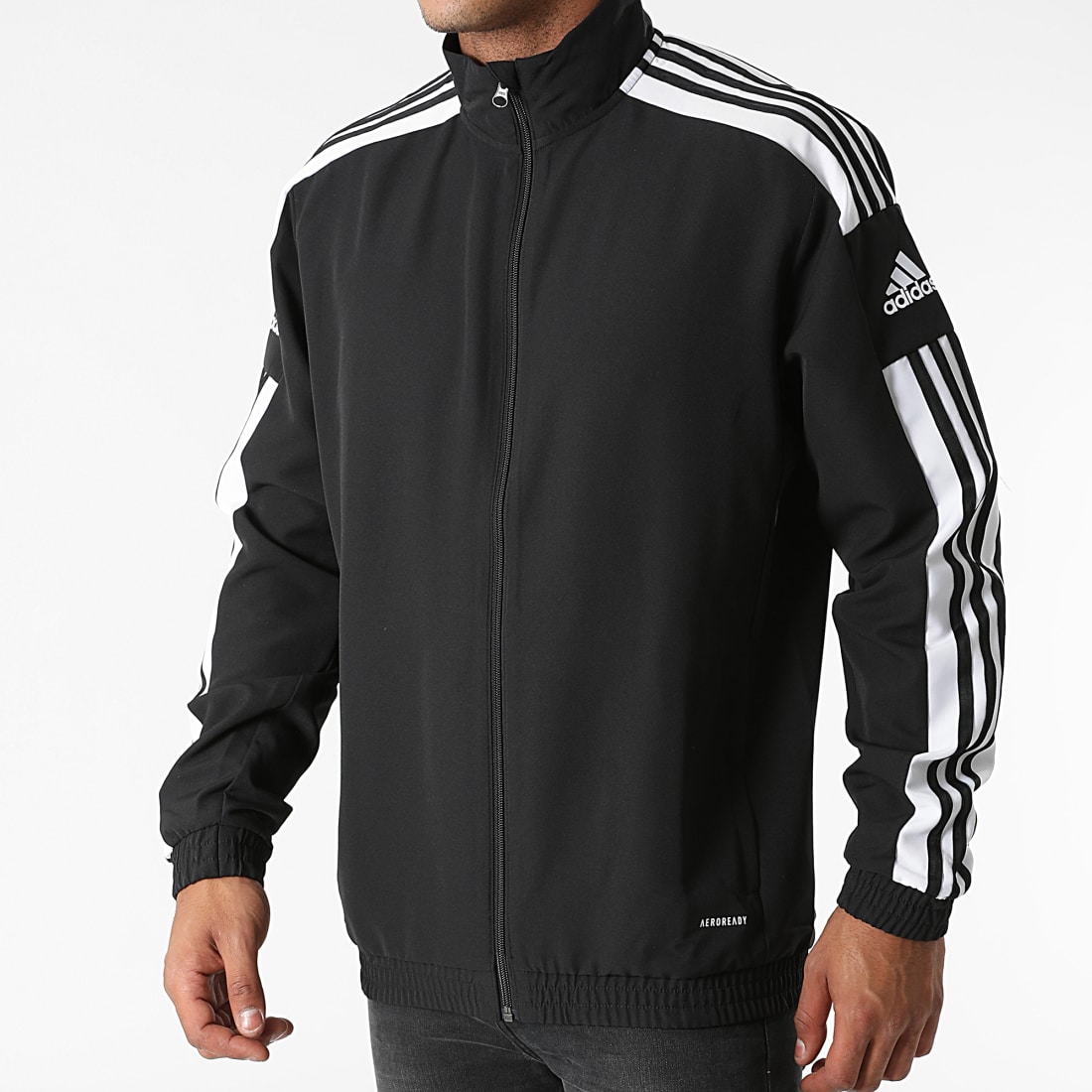 Adidas Sportswear - Veste Zippée A Bandes GK9549 Noir -  LaBoutiqueOfficielle.com