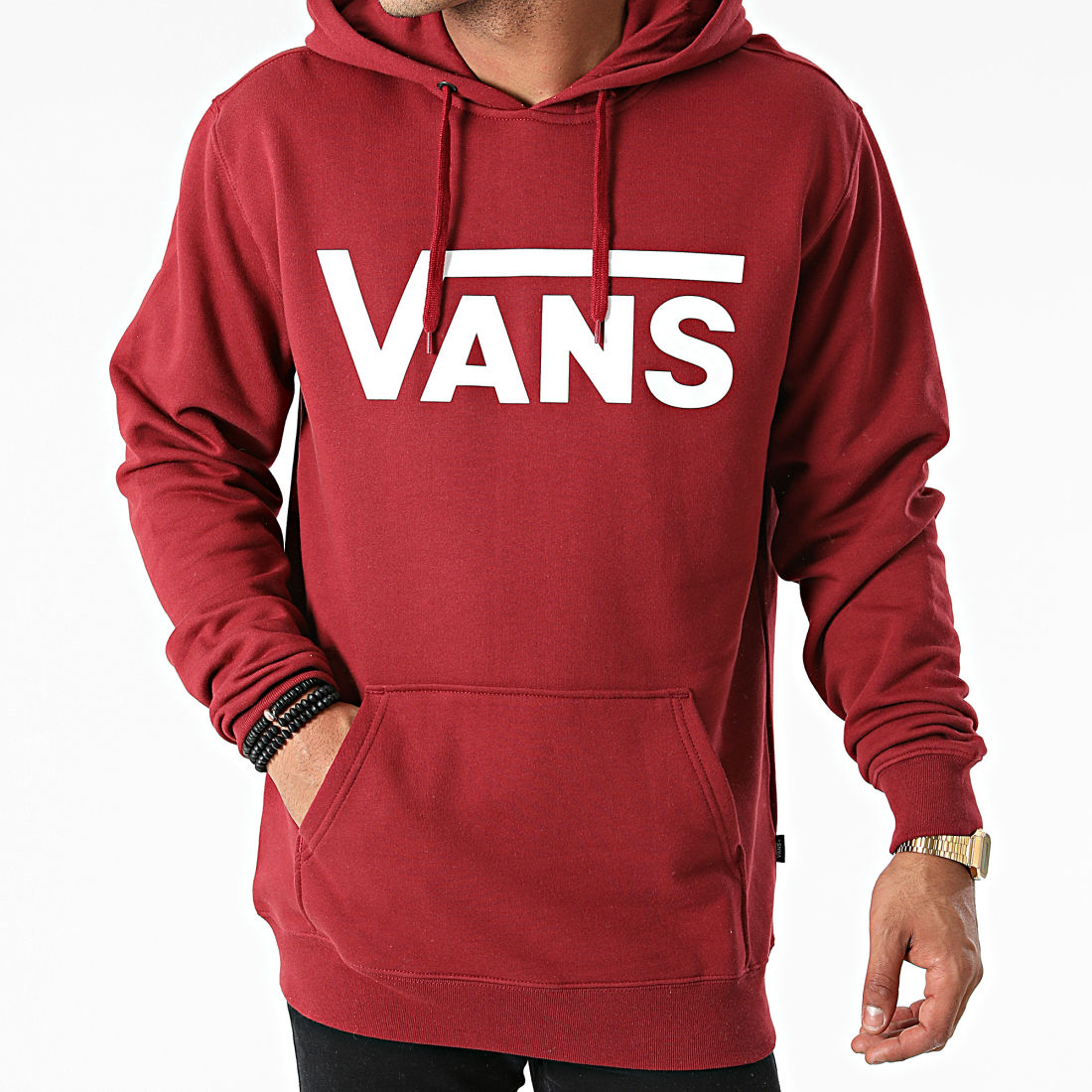 Vans Sweat Capuche Classic PO HD II Bordeaux