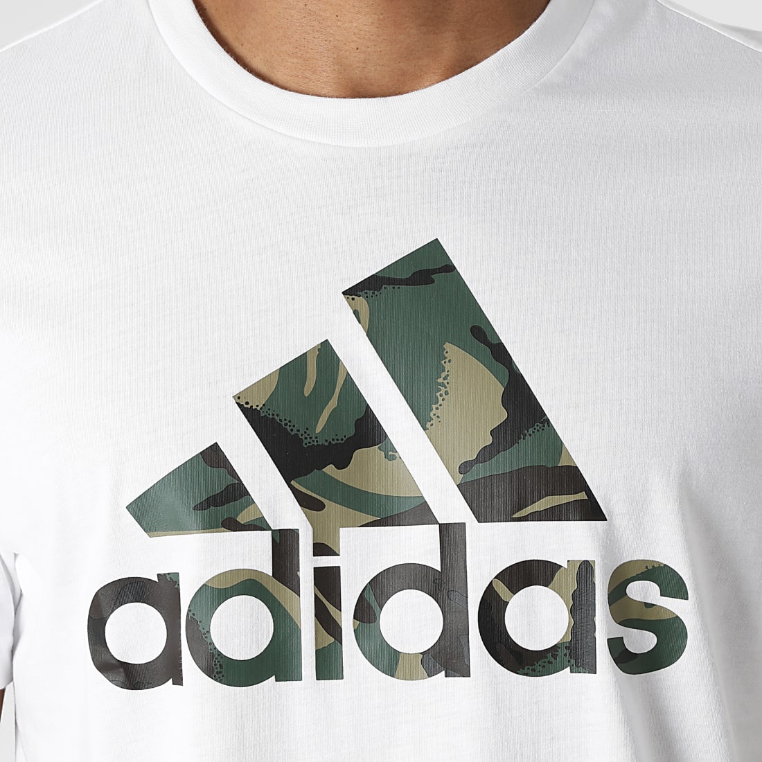 Adidas Performance - Tee Shirt Essentials Camouflage Print GV5237 Ecru -  LaBoutiqueOfficielle.com