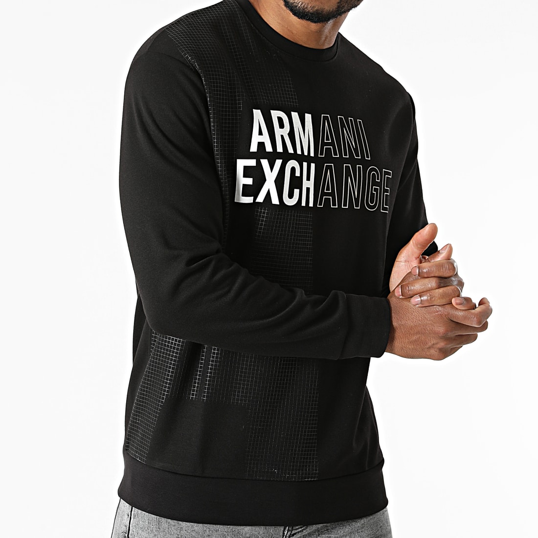Armani Exchange Sweat Crewneck 6KZMFAZJY1Z Noir