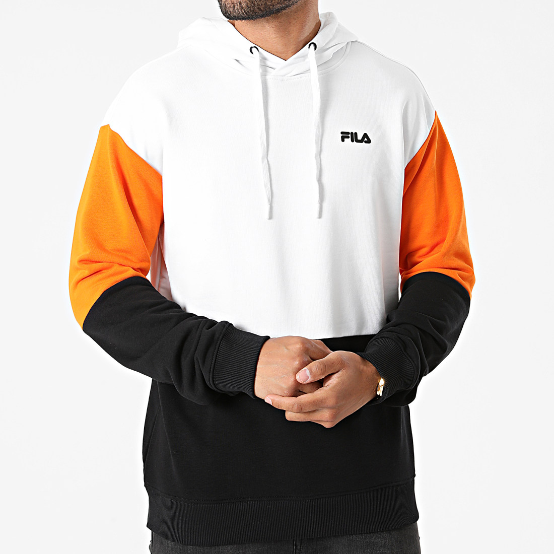pull fila homme orange