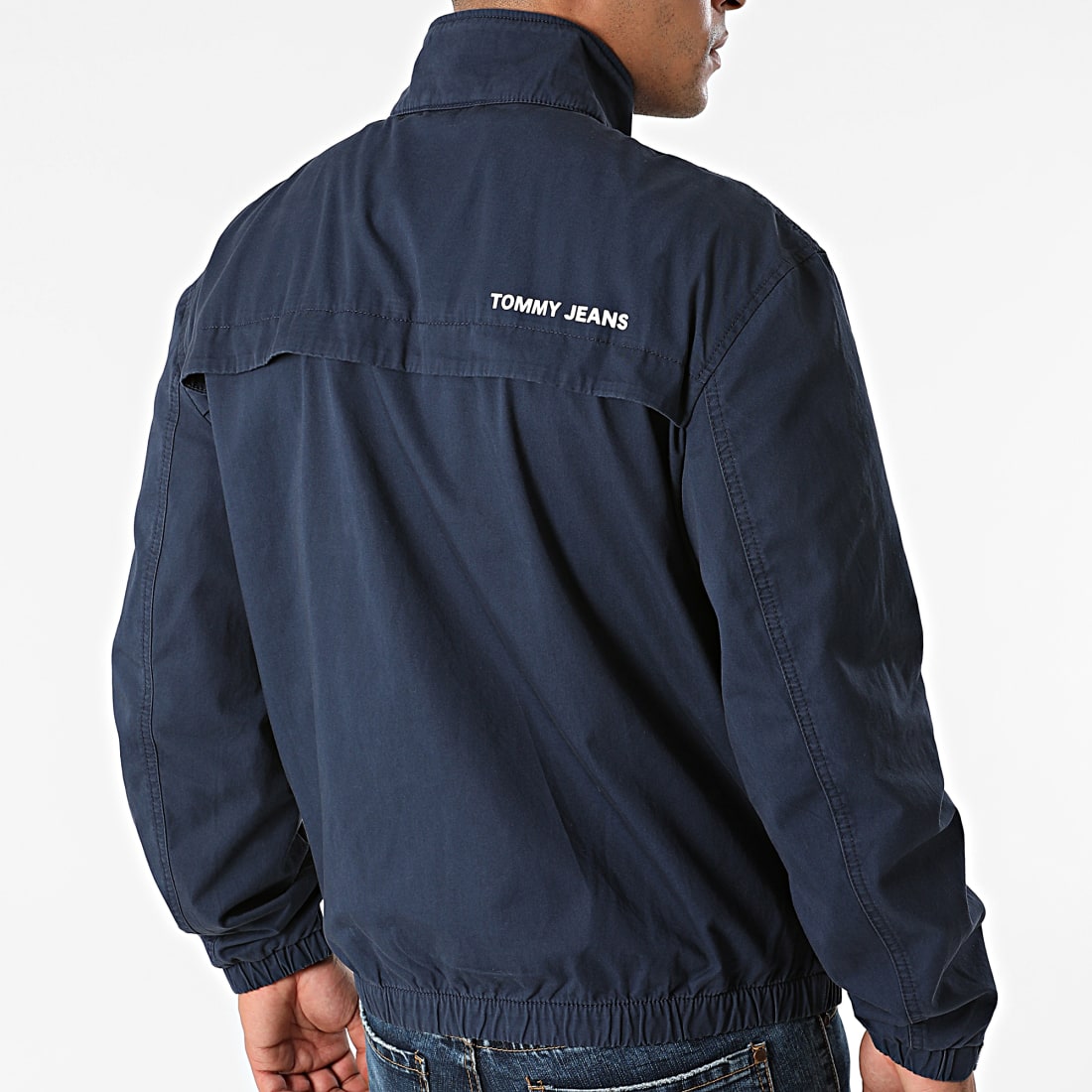 TOMMY JEANS - Veste Zippée Homme COLORLOCK Bleu Marine