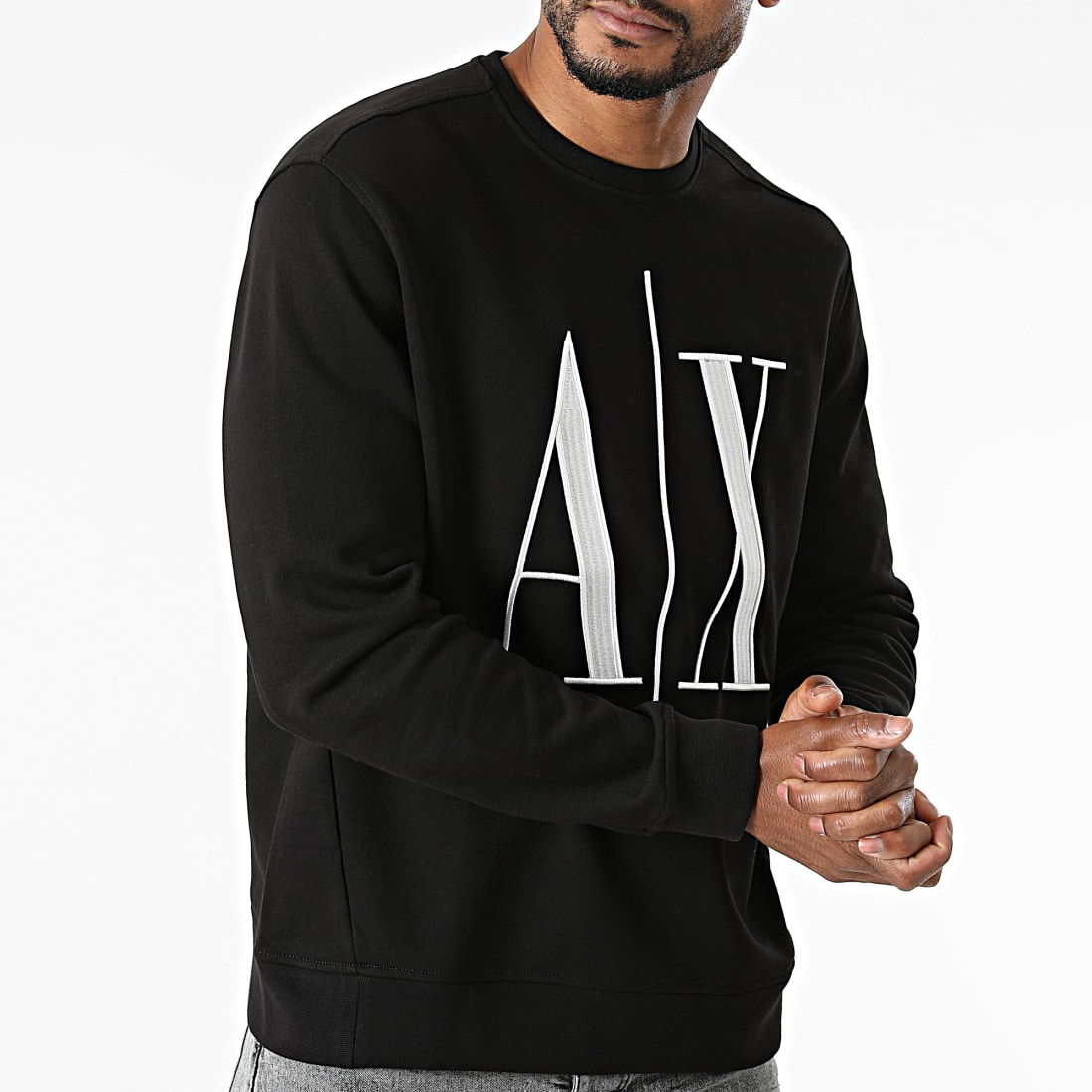 Armani Exchange Sweat Crewneck 8NZMPAZJ1ZZ Noir