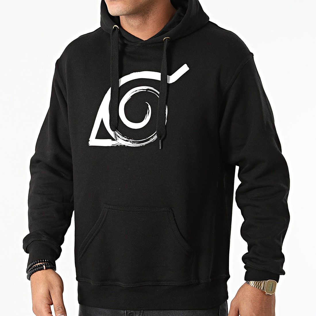 Naruto Sweat Capuche ABYSWE072 Noir LaBoutiqueOfficielle