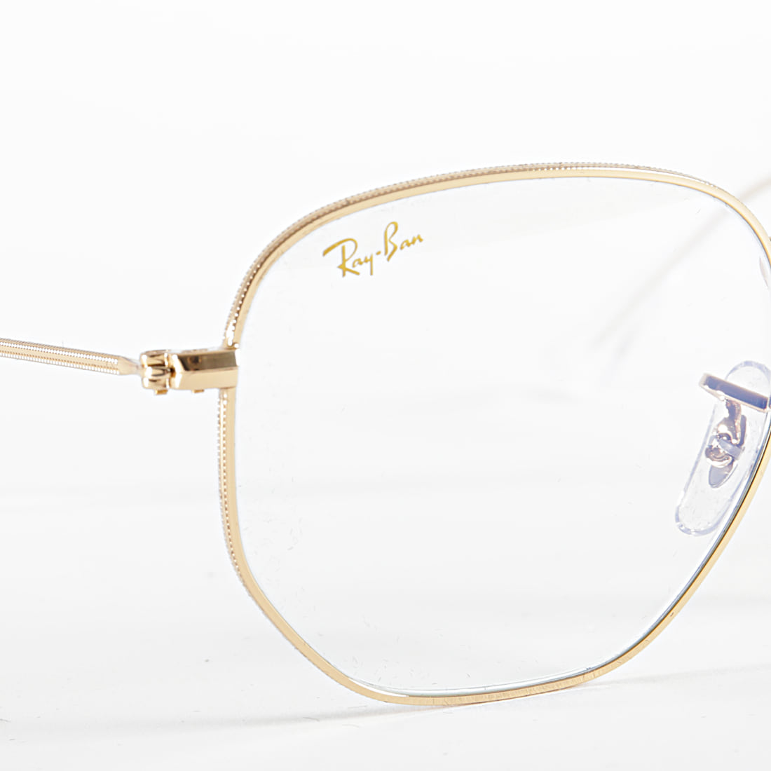 RayBan Hexagonal Flat Lenses Doré