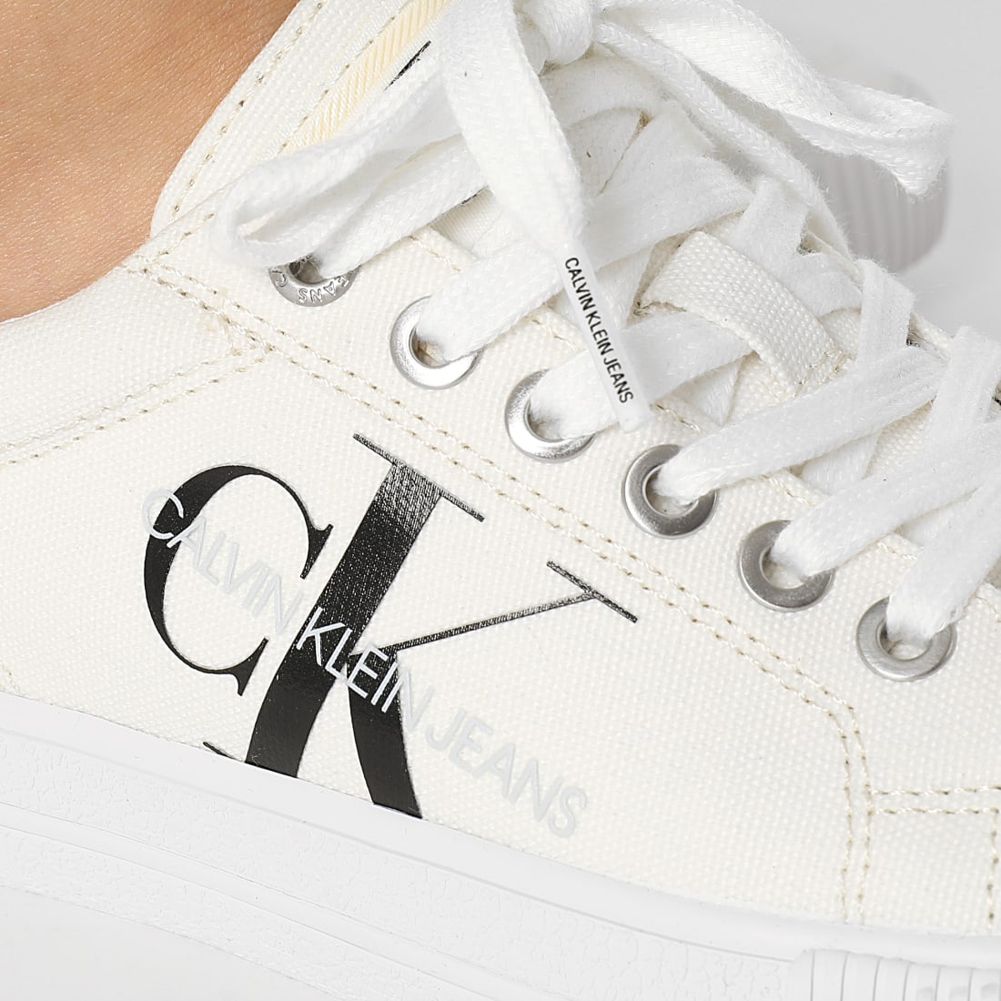 calvin klein vulcanized lace up