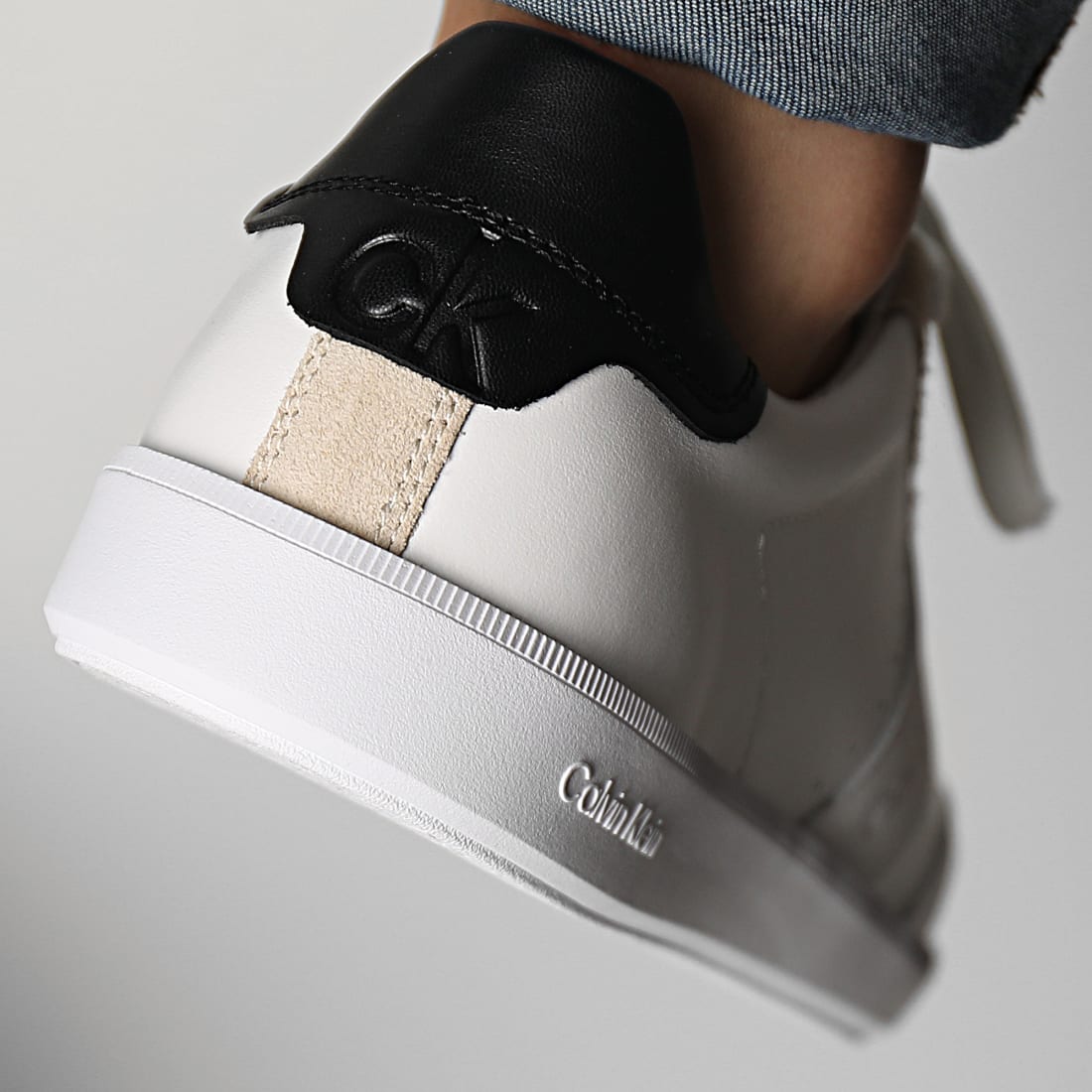 chunky sole lace up calvin klein