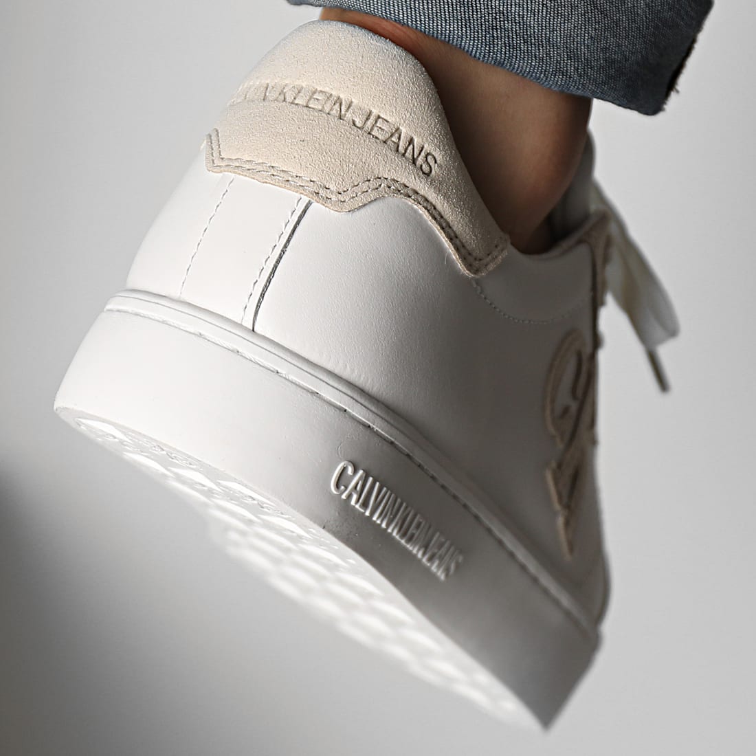 calvin klein chunky cupsole lace up