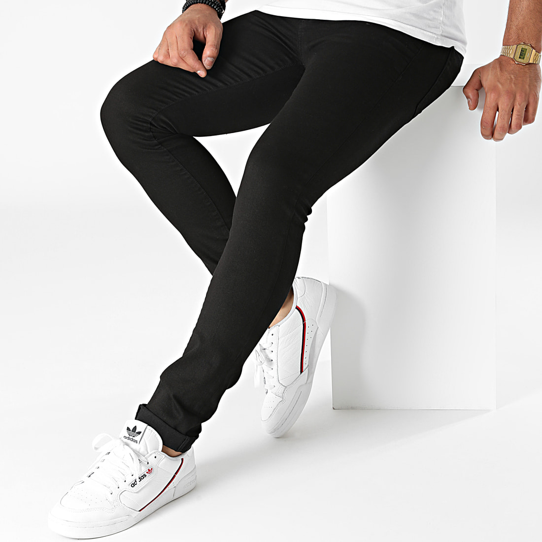 Versace Jeans Couture Jean Skinny London Round 71GAB5K1CDW00 Noir