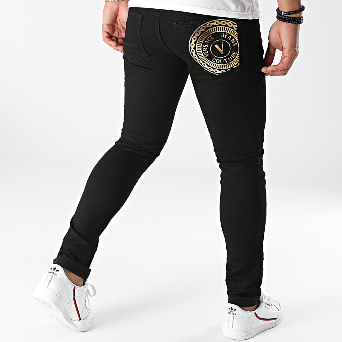 Versace Jeans Couture Jean Skinny London Round 71GAB5K1CDW00 Noir