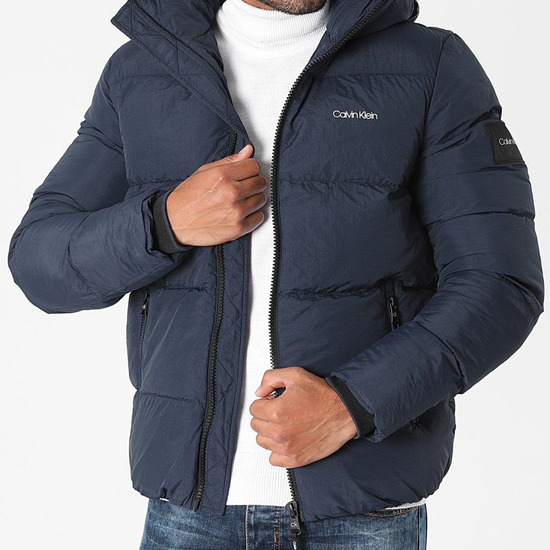 Doudoune calvin klein discount bleu