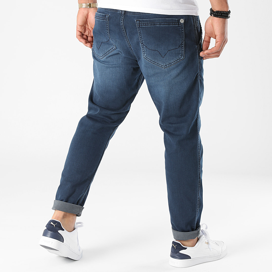 Pepe Jeans Jean Jogger New Johnson Bleu Denim