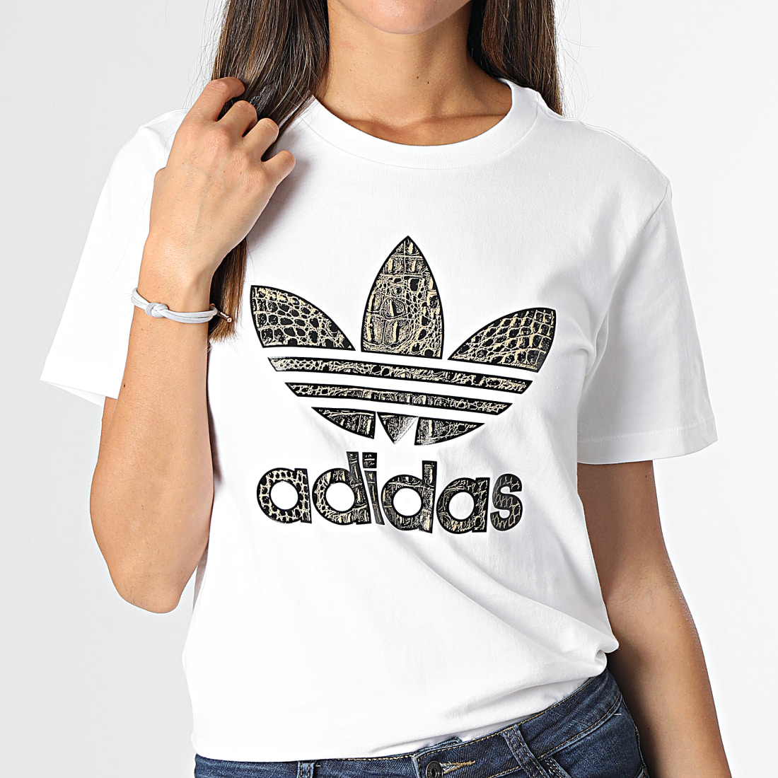 Adidas Originals - Tee Shirt Femme H20420 Blanc - LaBoutiqueOfficielle.com