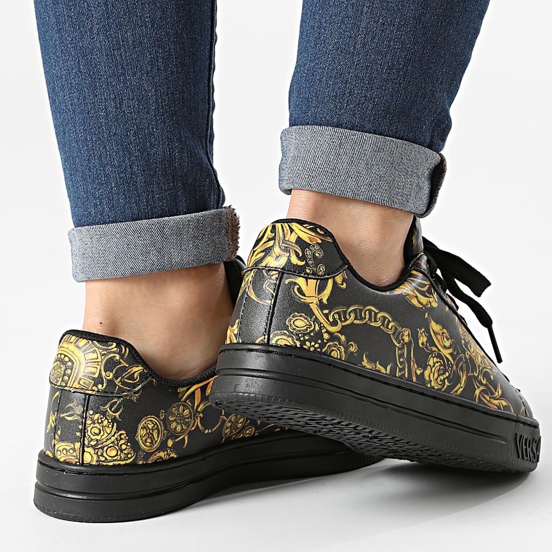 baskets femme versace