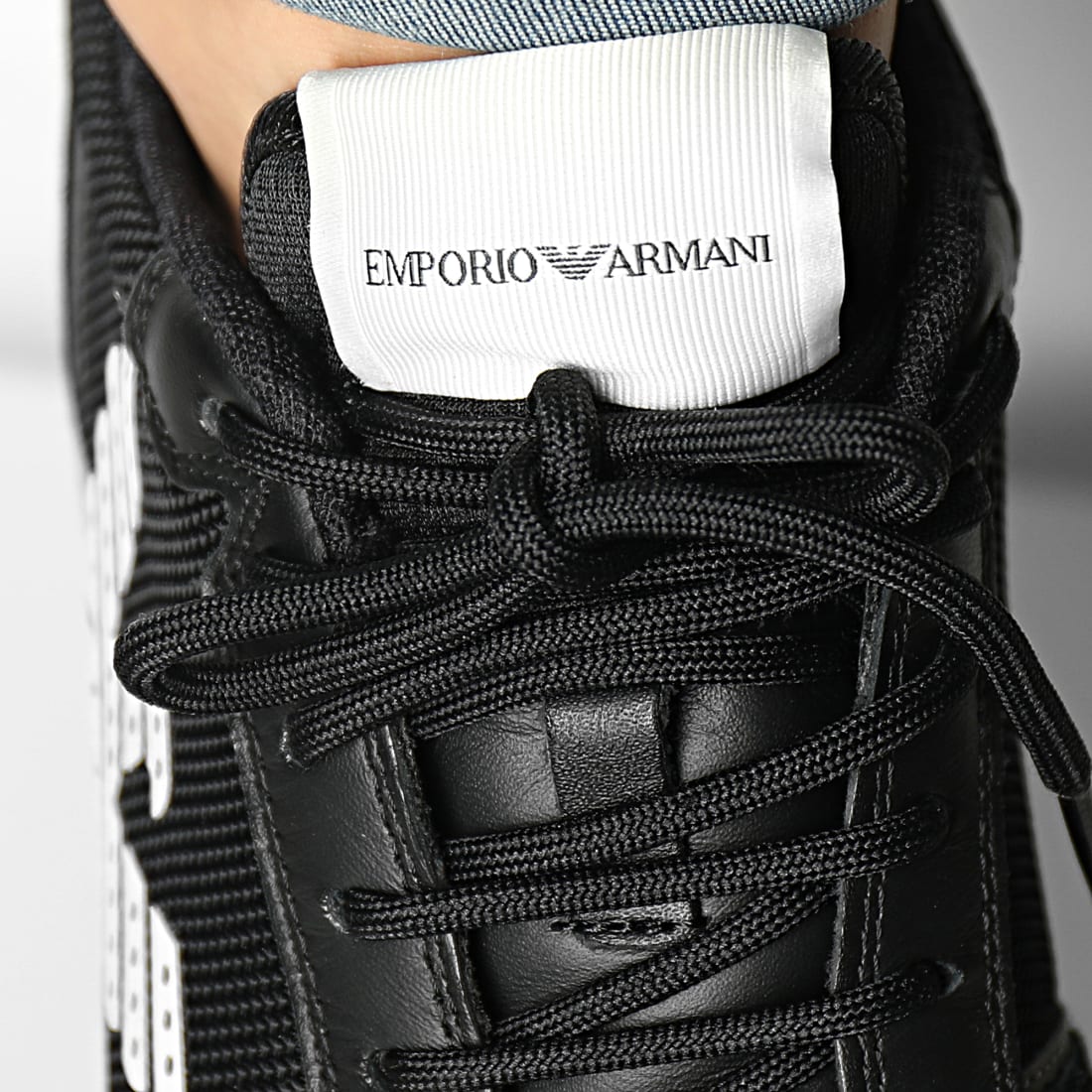Emporio Armani Baskets X4X289XM499 Black Black Gunmetal
